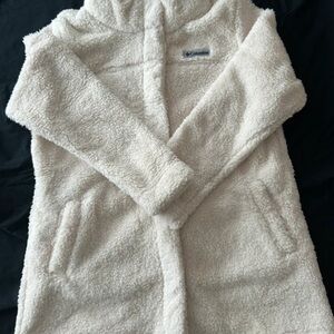 Columbia Women's Off-White Fleece Utility Jacket